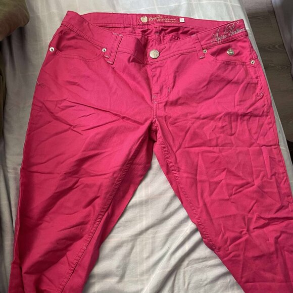 Neon Pink Apple Bottoms Jeans - Picture 1 of 3